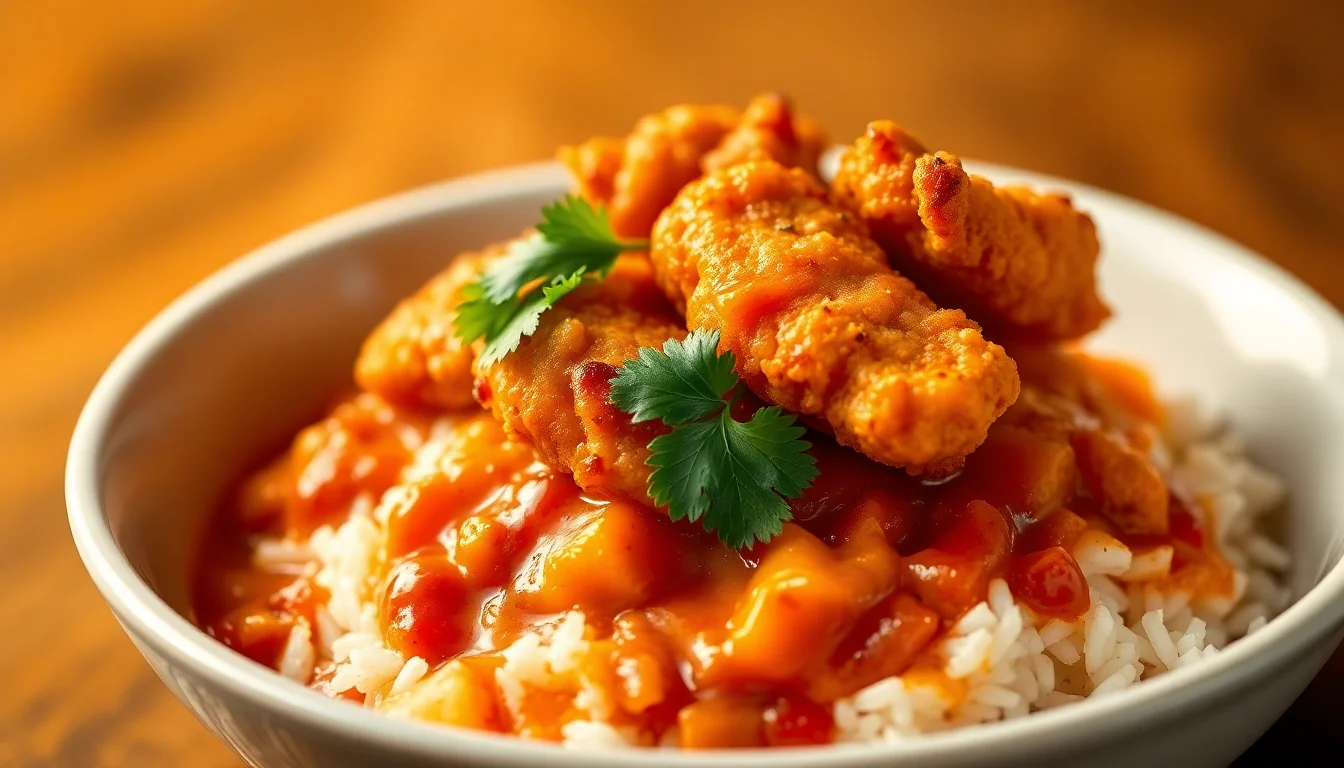 Cheap Chicken Dinner Ideas Under $10: Crispy Sofrito Rice Bowls