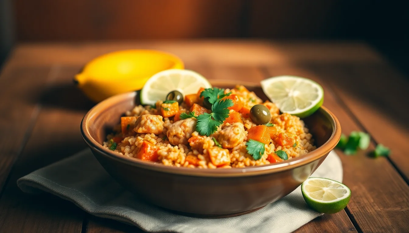 Cheap Tuna Recipes Made Fancy: Sofrito Tuna Rice Bowls