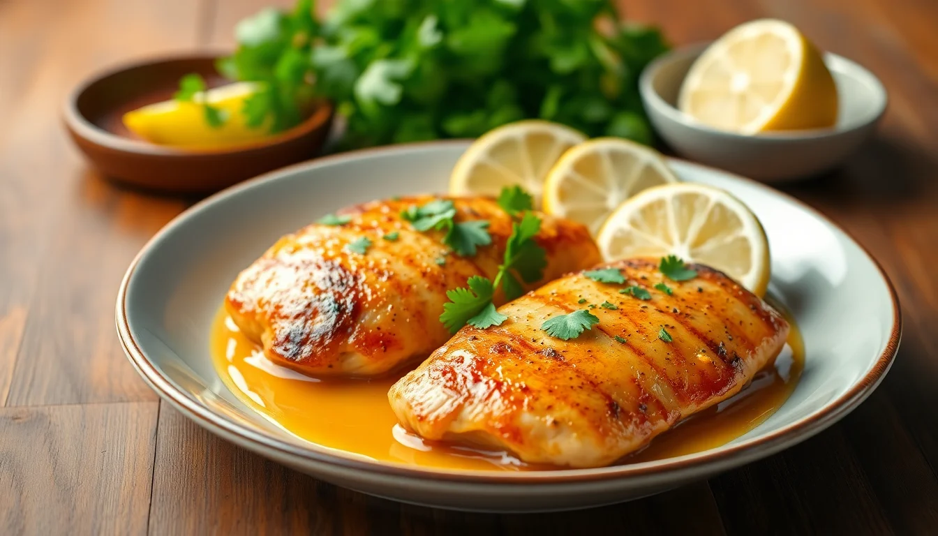 Easy 20-Minute Chicken Dinner with Garlic Butter and Lime