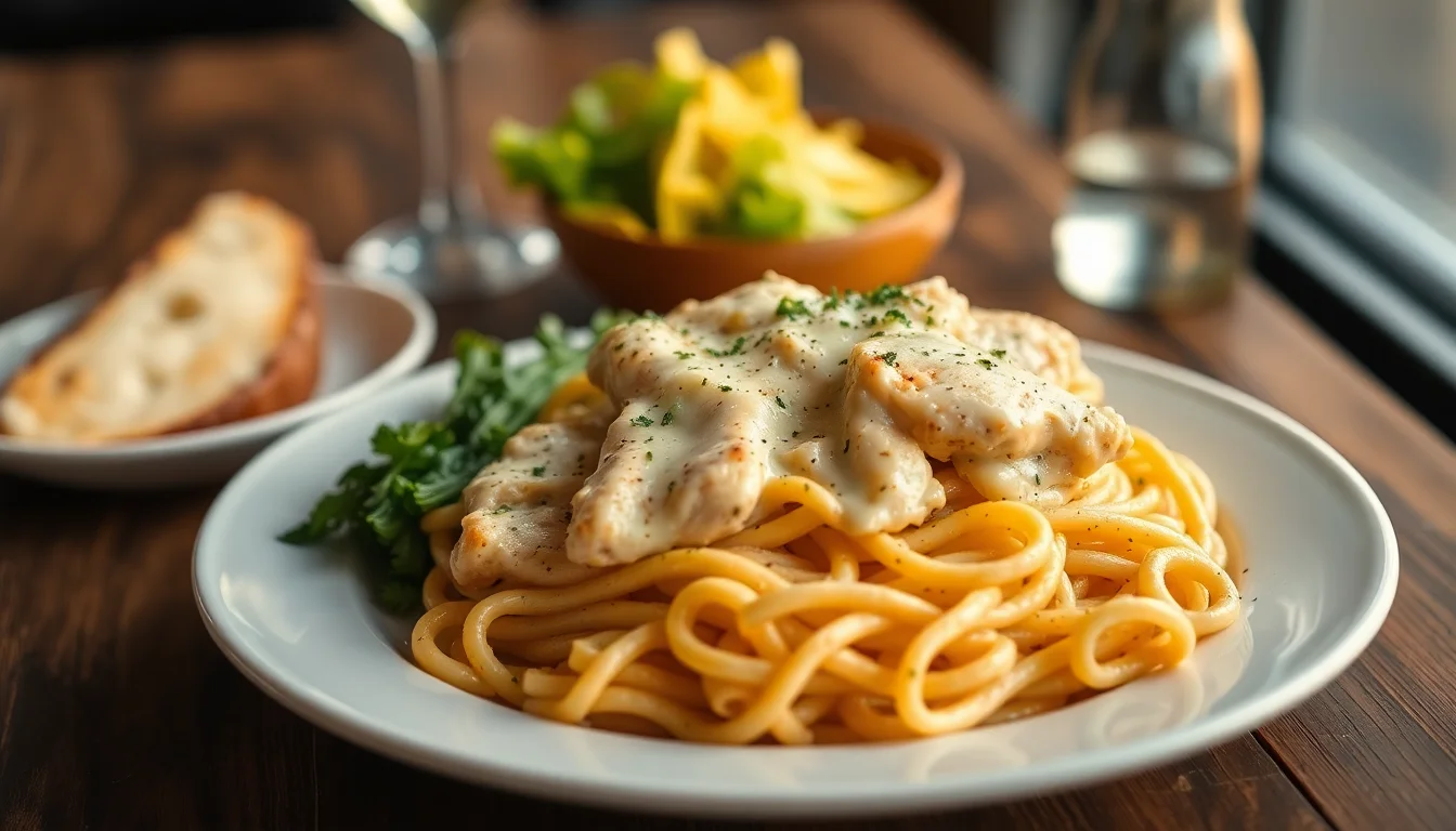 Easy-Cheesy Chicken Alfredo