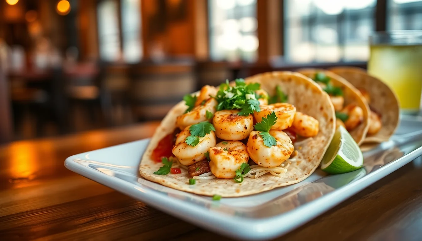 Easy Cilantro Lime Shrimp Tacos Recipe