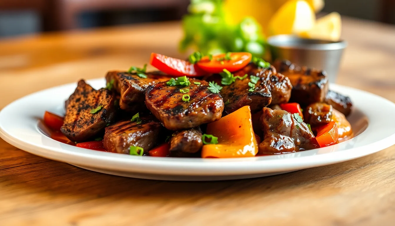 Grilled Steak Fajitas Recipe