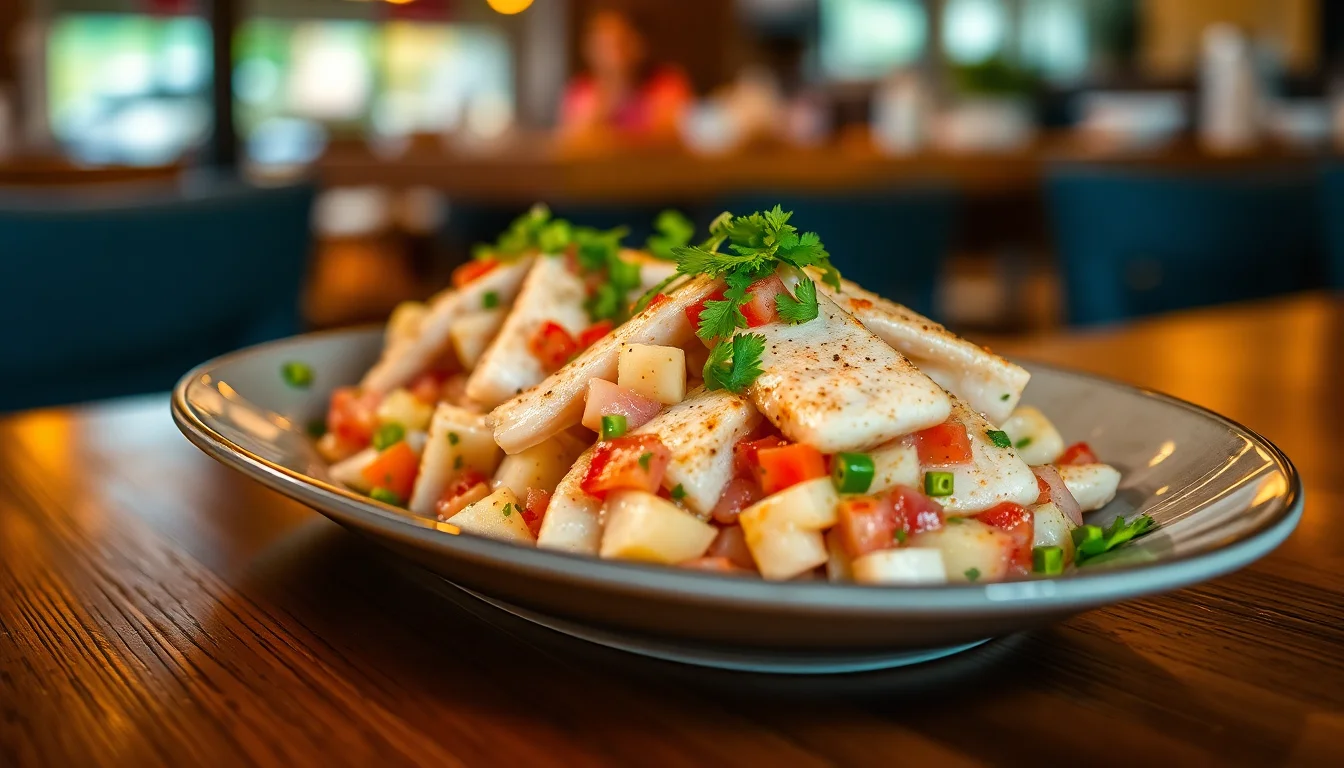 Peruvian Tilapia Ceviche